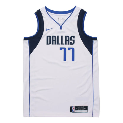 Nike NBA Dallas Mavericks Association Edition Swingman Jersey 'Luka Dončić #77' White (CW3588-109)