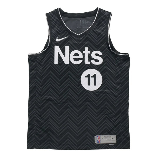 Nike NBA Brooklyn Nets Earned Edition Swingman Jersey 'Kyrie Irving #11' Black (CW4974-014)