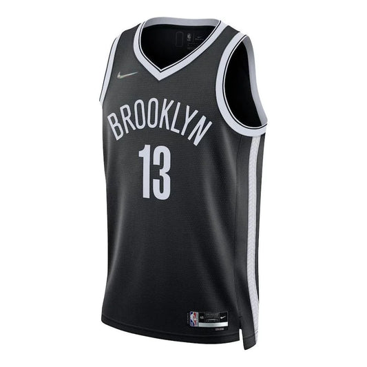 Nike NBA Brooklyn Nets Icon Edition Swingman Jersey 'James Harden #13' Black (DB3563-010)