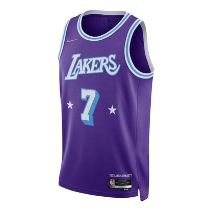 Nike NBA Lakers City Edition Jersey 'Carmelo Anthony #7' Purple 2021 (DB4032-509)