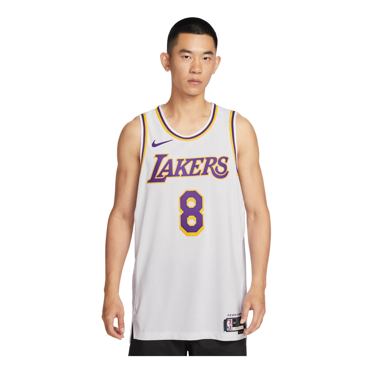 Nike NBA Los Angeles Lakers Association Authentic Jersey 'Kobe Bryant #8' White (DM5911-102)