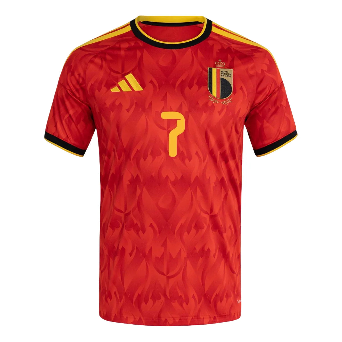 adidas Belgium 2026 Home Jersey 'Kevin De Bruyne #7' Red/Bold Gold Asia Sizing (KW7643)