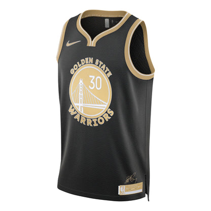 Nike NBA Warriors Select Series Swingman Jersey 'Stephen Curry #30' Black 2023 (FN5907-053)