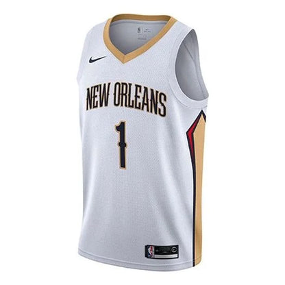 Nike NBA New Orleans Pelicans Association Edition Swingman Jersey 'Zion Williamson #1' White 2017 (864433-103)