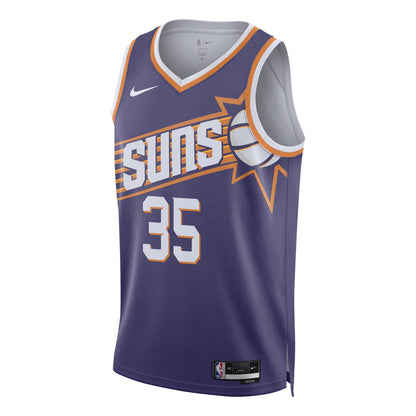 Nike NBA Phoenix Suns Icon Edition Swingman Jersey 'Kevin Durant #35' Purple 2023 (DV4855-570)