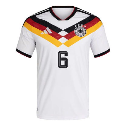 adidas Germany 2026 Home Authentic Jersey 'Joshua Kimmich #6' White Asia Sizing (KX4992)