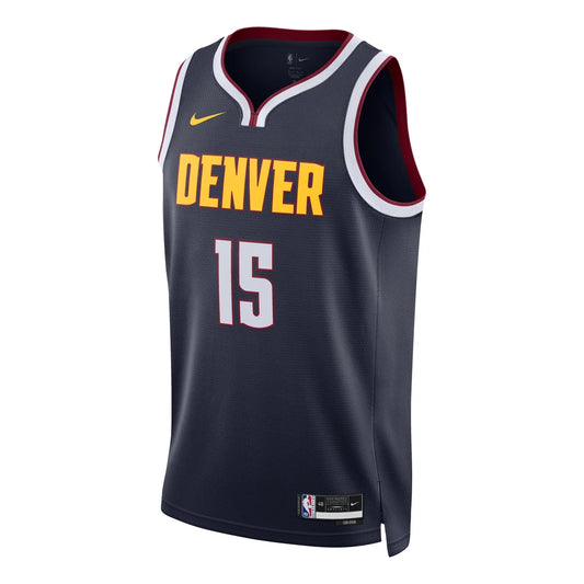 Nike NBA Denver Nuggets Icon Edition Swingman Jersey 'Nikola Jokić #15' Midnight Navy 2022 (DN2003-419)