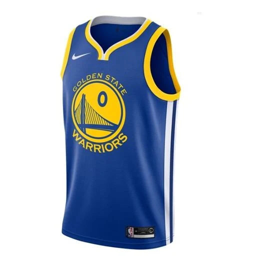 Nike NBA Warriors Icon Edition Jersey 'DeMarcus Cousins #0' Blue 2018 (864475-403)