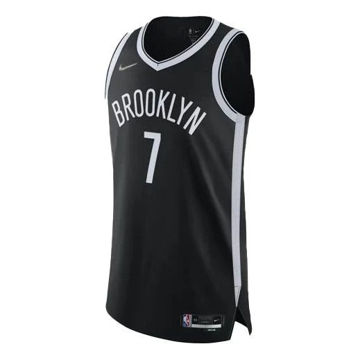 Nike NBA Nets Icon Authentic Jersey 'Kevin Durant #7' Black (DB3305-010)