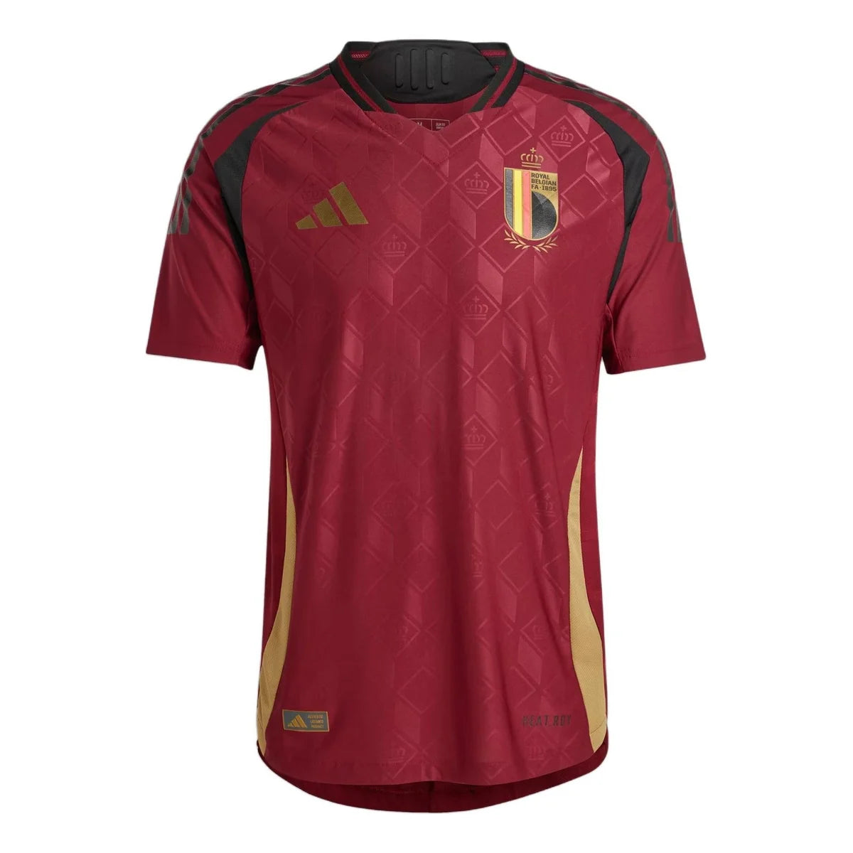 adidas Belgium 2024 Home Authentic Jersey Burgundy (IM8440) - Asia Sizing