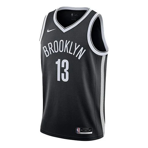 Nike NBA Brooklyn Nets Icon Swingman Jersey 'James Harden #13' Black (CW3658-010)