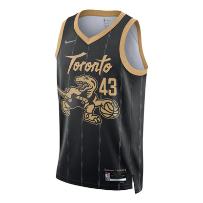 Nike NBA Raptors City Edition Jersey 'Pascal Siakam #43' Black 2020 (DB4046-010)