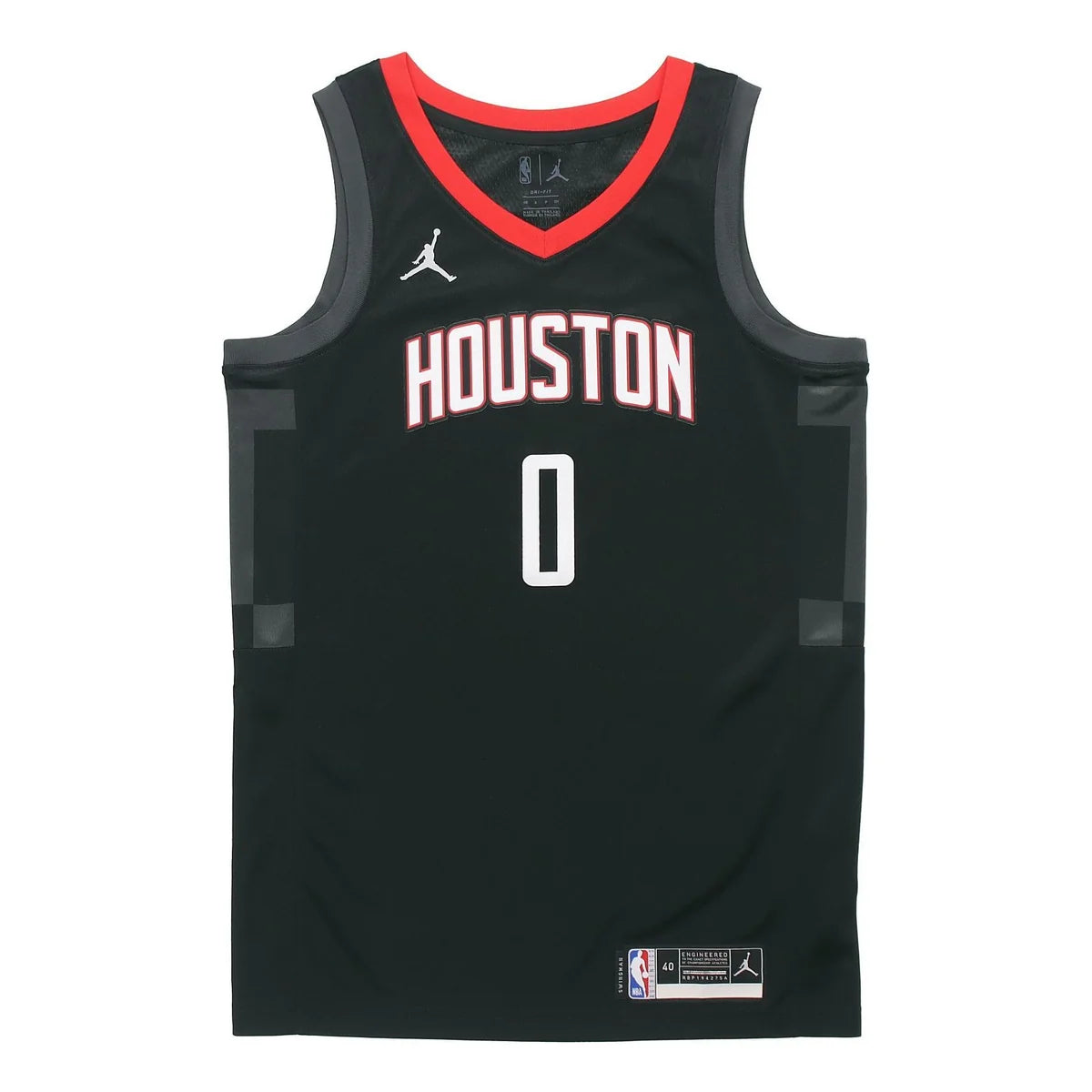 Jordan NBA Houston Rockets 2020/21 Statement Edition Swingman Jersey 'Russell Westbrook #0' Black (CV9478-010)