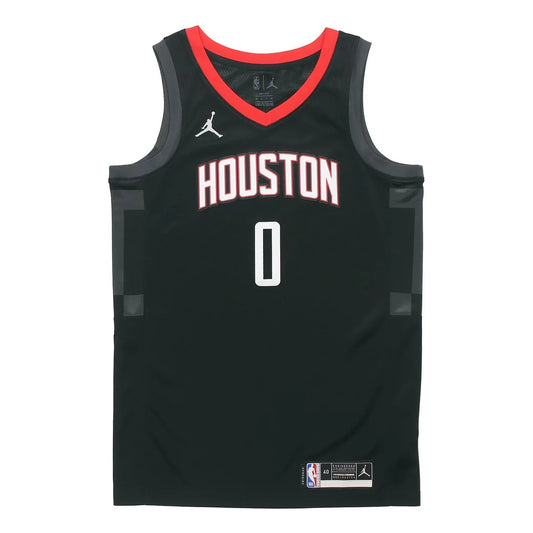 Jordan NBA Houston Rockets 2020/21 Statement Edition Swingman Jersey 'Russell Westbrook #0' Black (CV9478-010)