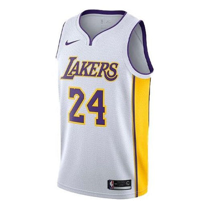 Nike NBA Lakers Association Edition Jersey 'Kobe Bryant #24' White 2017 (AQ2108-100)