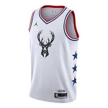 Jordan Brand NBA All-Star 2019 Swingman Jersey 'Giannis Antetokounmpo #34' White (AQ7297-100)