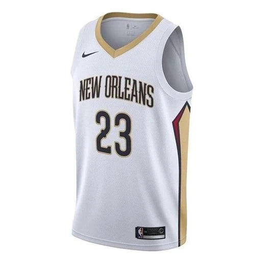 Nike NBA New Orleans Pelicans Association Edition Swingman Jersey 'Anthony Davis #23' White 2017 (864433-100)