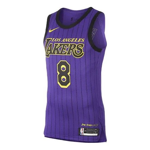 Nike NBA Los Angeles Lakers City Edition Lore Series Authentic Jersey 'Kobe Bryant #8' Purple (AV3696-504)
