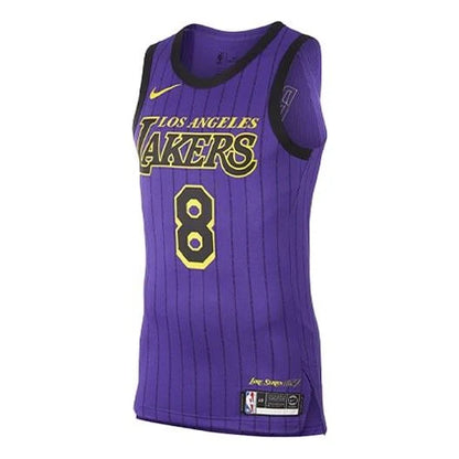 Nike NBA Los Angeles Lakers City Edition Lore Series Authentic Jersey 'Kobe Bryant #8' Purple (AV3696-504)