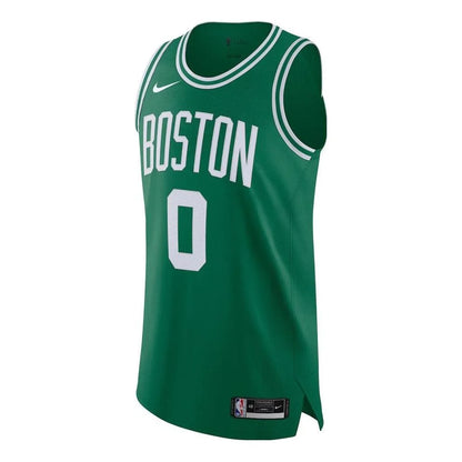 Nike NBA Boston Celtics Icon Edition Vaporknit Authentic Jersey 'Jayson Tatum #0' Green 2020 (CW3437-313)