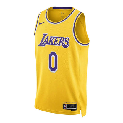 Nike NBA Lakers Icon Edition Jersey 'Russell Westbrook #0' Gold 2022 (DN2009-730)