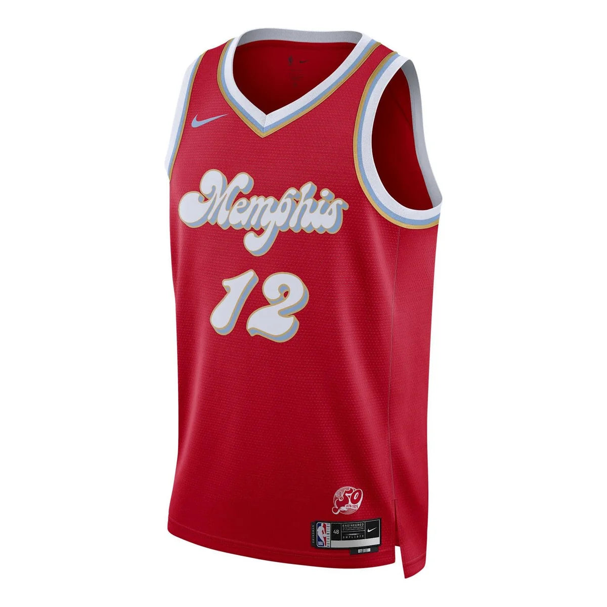 Nike NBA Grizzlies City Edition Jersey 'Ja Morant #12' Red 2024 (FQ4347-658)