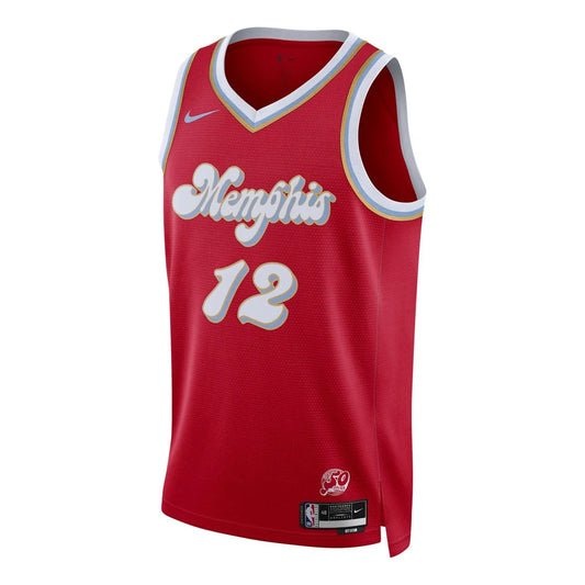 Nike NBA Grizzlies City Edition Jersey 'Ja Morant #12' Red 2024 (FQ4347-658)