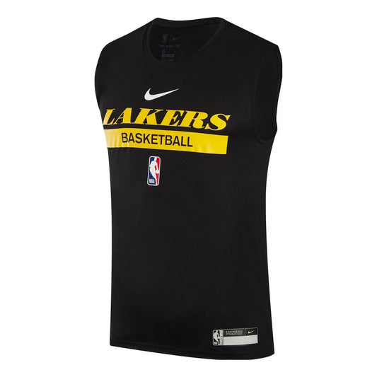 Nike NBA Los Angeles Lakers Practice Sleeveless Shirt Black (DR6771-010)