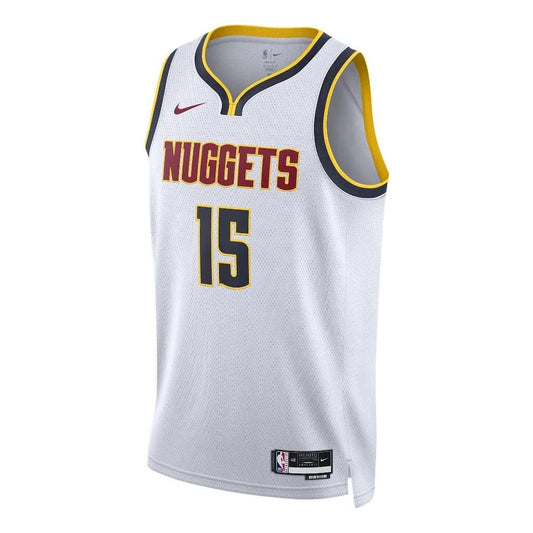 Nike NBA Nuggets Association Edition Jersey 'Nikola Jokić #15' White 2022 (DN2075-100)