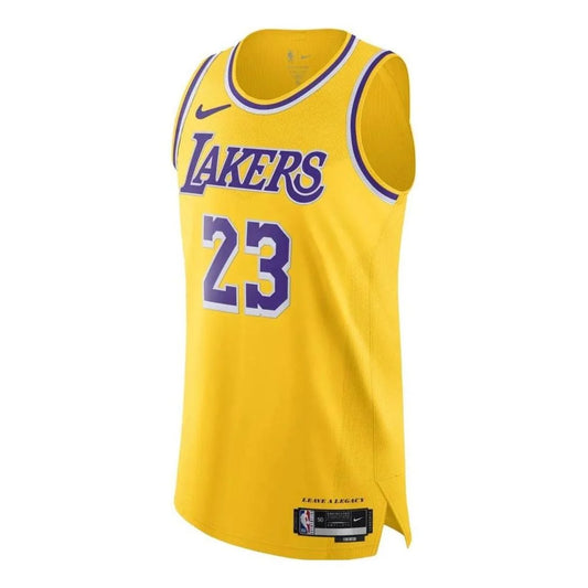 Nike NBA Lakers Icon Edition Authentic Jersey 'LeBron James #23' Gold 2022 (DM6028-731)