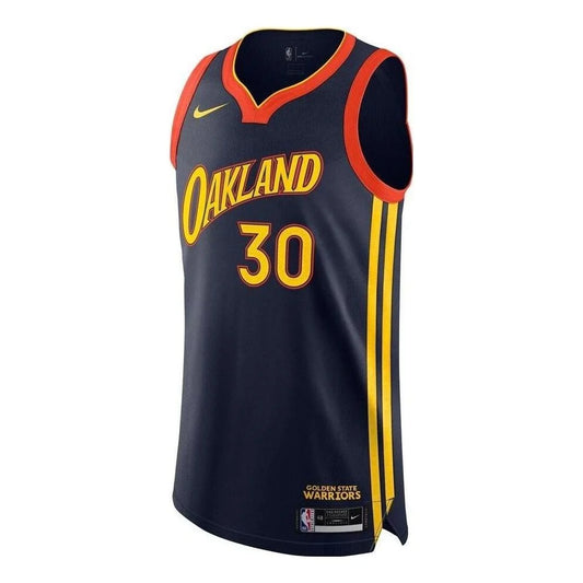 Nike NBA Golden State Warriors City Edition Swingman Jersey 'Stephen Curry #30' Navy (CN1599-419)