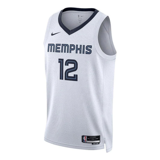 Nike NBA Grizzlies Association Edition Jersey 'Ja Morant #12' White 2022 (DN2082-100)