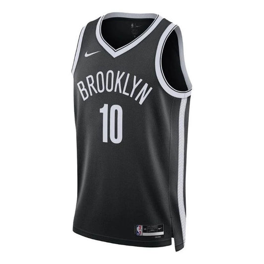 Nike NBA Brooklyn Nets Icon Edition Swingman Jersey 'Ben Simmons #10' Black 2022 (DN1996-016)