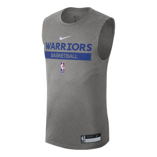 Nike NBA Golden State Warriors Practice Sleeveless Shirt Grey (DR6765-063)