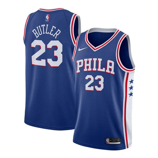 Nike NBA 76ers Icon Edition Jersey 'Jimmy Butler #23' Blue 2017 (864501-408)