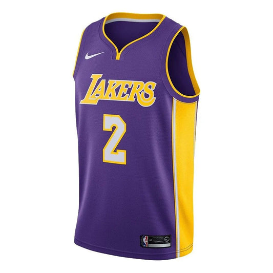 Nike NBA Lakers Statement Edition Jersey 'Lonzo Ball #2' Purple 2017 (864483-506)