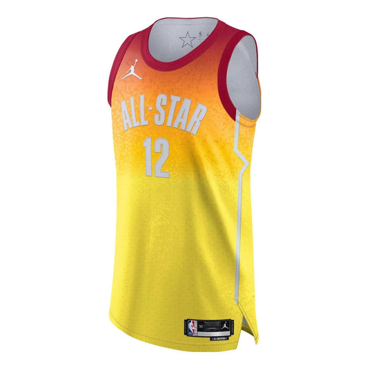 Jordan Brand NBA All-Star Jersey 'Ja Morant #12' Yellow/Orange/Red Gradient 2023 (DX6345-603)