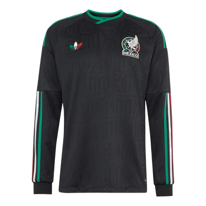 adidas Mexico 2026 Third Authentic Long-Sleeve Jersey Black (JY7001)