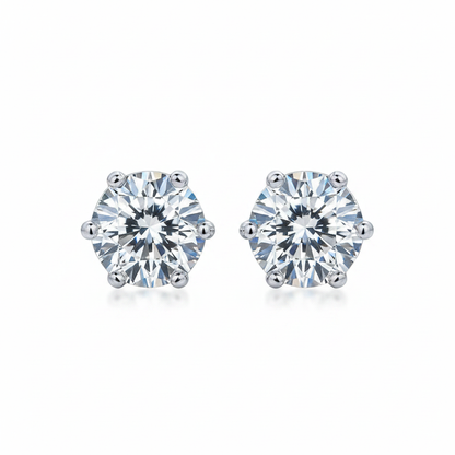 Moissanite Stud 2