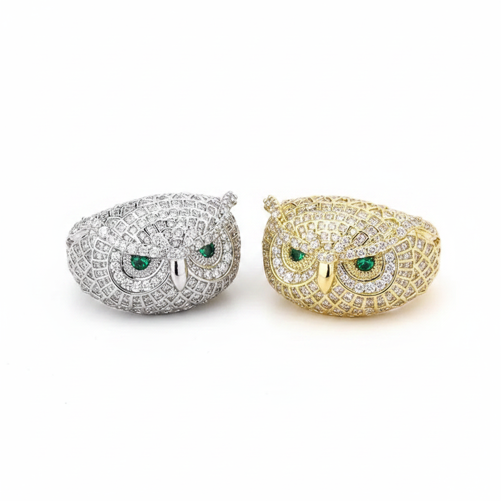 Owl Ring Front