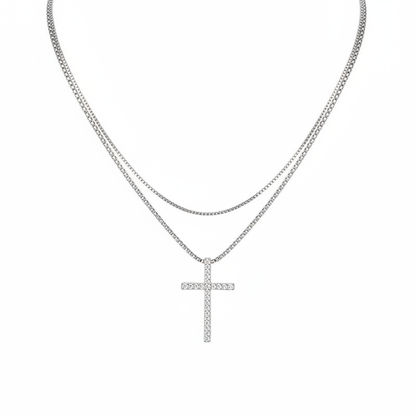 Silver Cross White